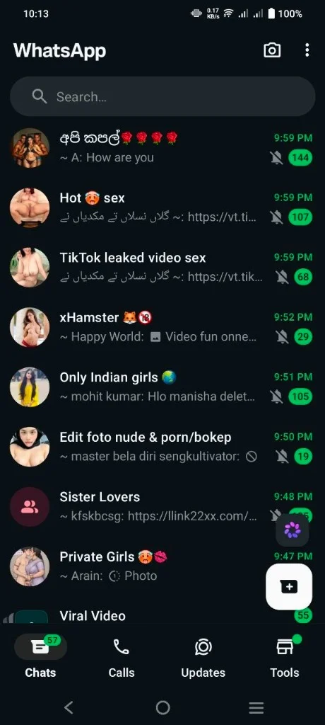 Active Adult WhatsApp Groups Preview